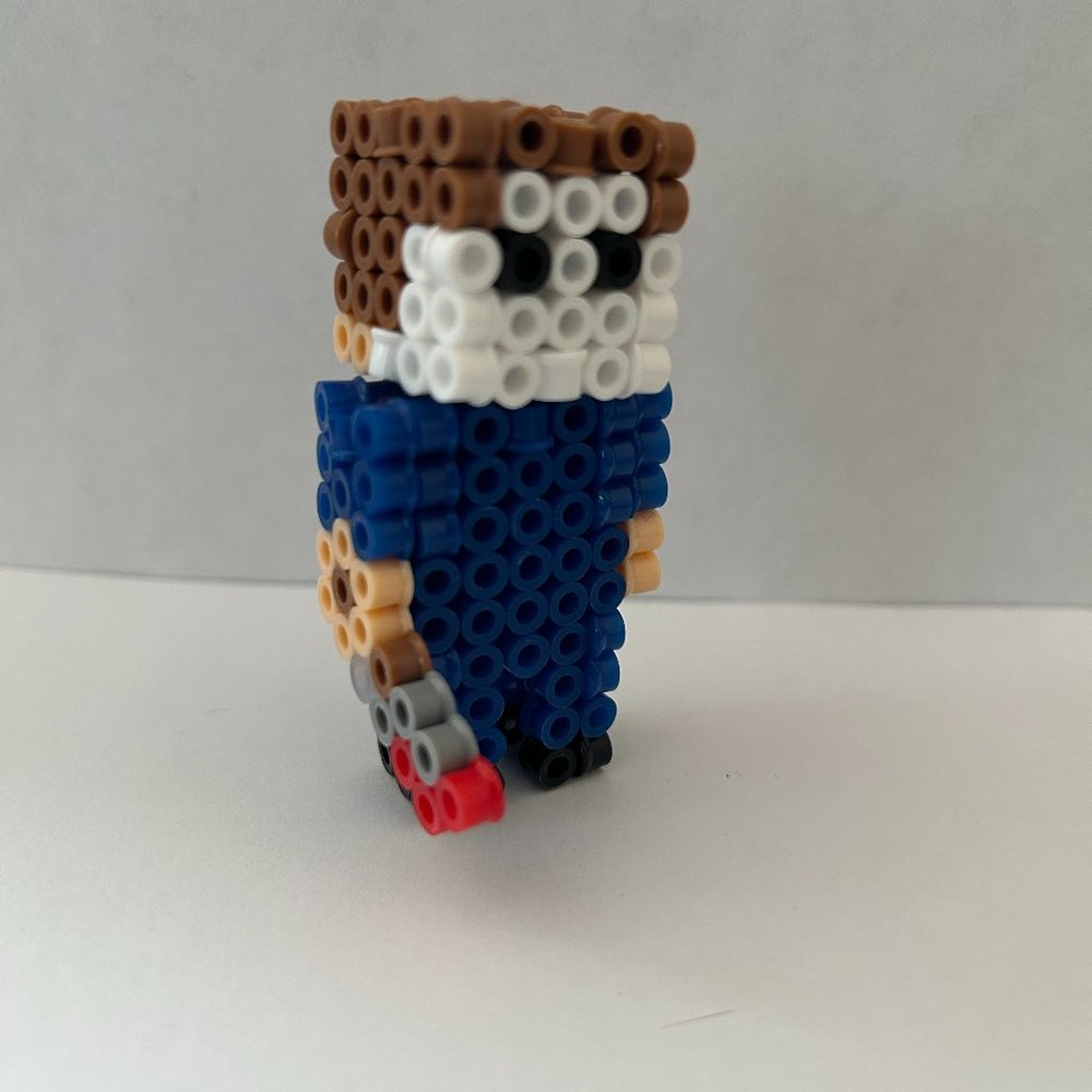 3D Perler Bead Figurine of Michael Myers